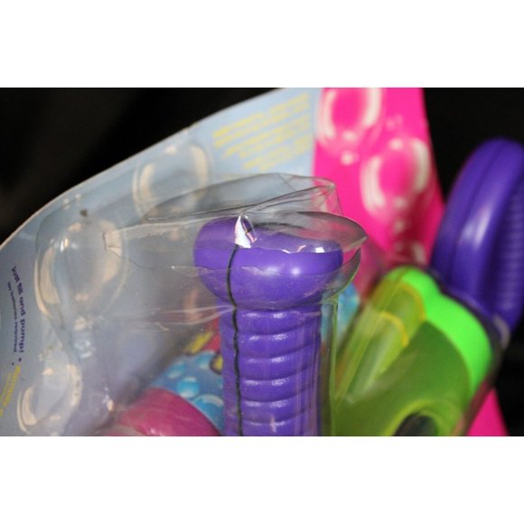 Vtg 90s Koosh Bubble Toy Gun Bazooka Pump Action Gears Solution Kids - Picture 5 of 7